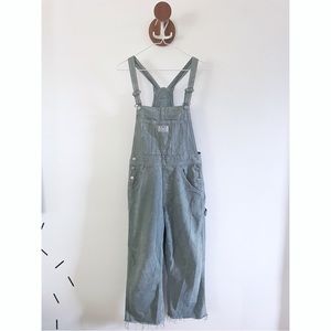 Vintage Levi’s Overalls Hand Dyed Cropped Size Small